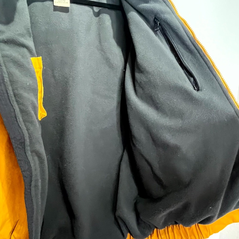 Cabela's Destination 10000 Ft Above Sea Level Bomber Jacket Mens Mediumโ Mustard - Picture 12 of 16